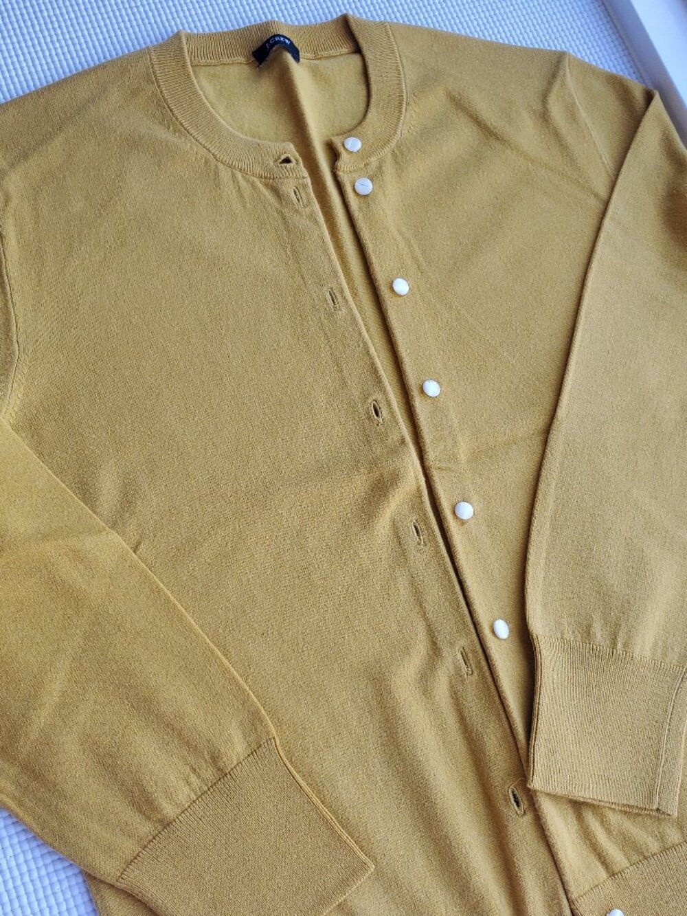 Jcrew Jackie cardigan Golden yellow